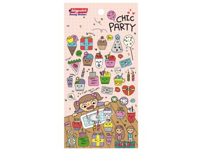 BİGPOİNT STİCKER PARTİ X 15 ADET