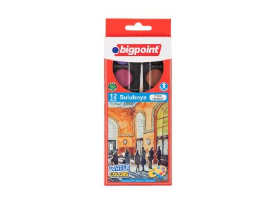 BİGPOİNT SULUBOYA 12 RENK X 12 ADET