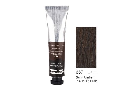 BİGPOİNT YAĞLI BOYA 45 ML BURNT UMBER 687 X 6 ADET