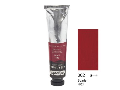 BİGPOİNT YAĞLI BOYA 45 ML SCARLET 302 X 6 ADET
