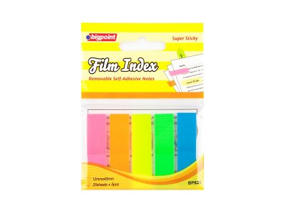 BİGPOİNT YAPIŞKANLI FİLM INDEX 5 RENK X 30 ADET