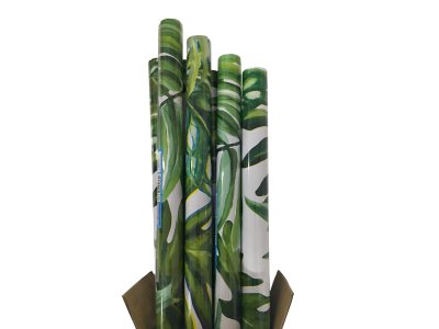 BİGPOİNT YAPIŞKANLI FOLYO 2M YAPRAK DESEN NO:106 X 12 RULO