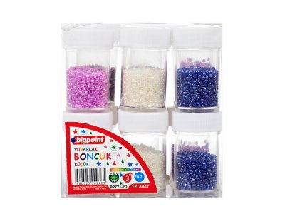BİGPOİNT YUVARLAK BONCUKLAR (KÜÇÜK BOY) X 12 ADET